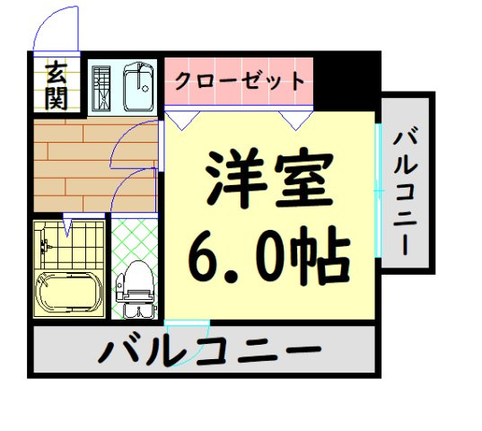 【間取り】 | ルミナス難波