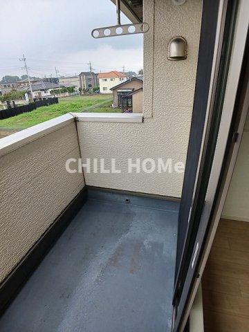 カッツェ＆ラッテ　Ⅱのバルコニー|当社、チルホームのHPもご覧ください(^^)/物件情報多数♪