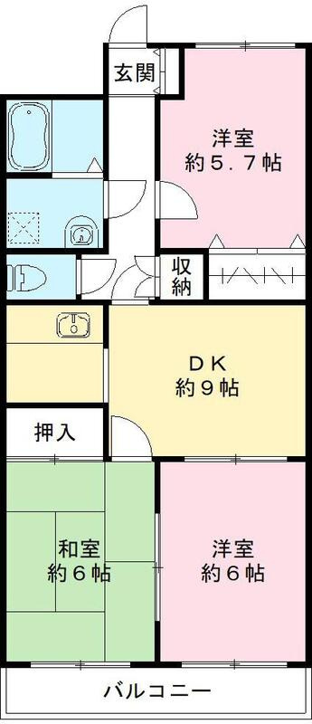 イーストリッチの間取り