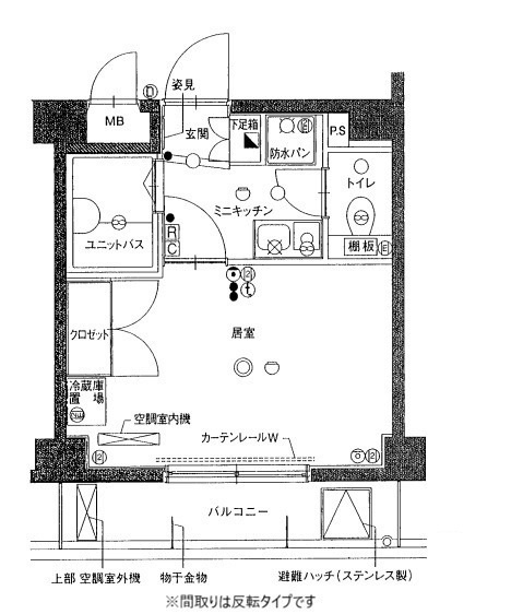 エスコート中野大和町の間取り|間取りです。