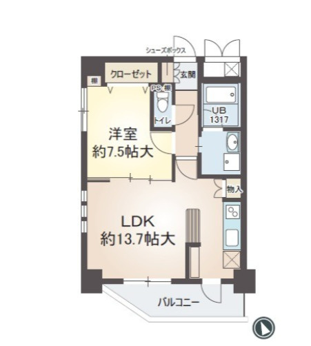 【間取り】 | コーティアス阿倍野