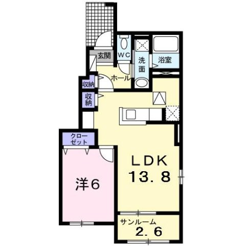 バンデ　ハルトの間取り