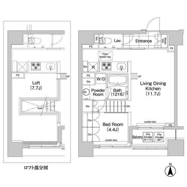 コンフォリア新川の間取り