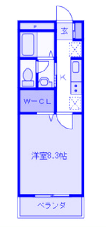マイシティ上小町の間取り