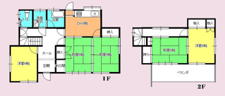 【間取り】 | 越生町春日 中古住宅
