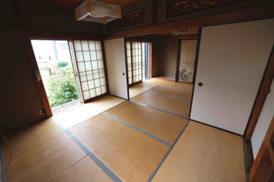【和室】 | 越生町春日 中古住宅 | １階和室６帖続き間