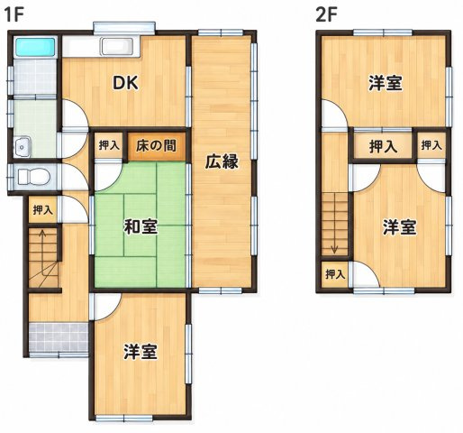 【間取り】 | 五十目山貸家