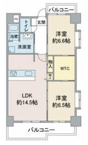 【間取り】 | Hill Palace IKAI【名古屋市賃貸・宅配ボックス】