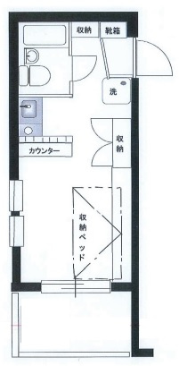 ベルトピア日吉Ⅱの間取り