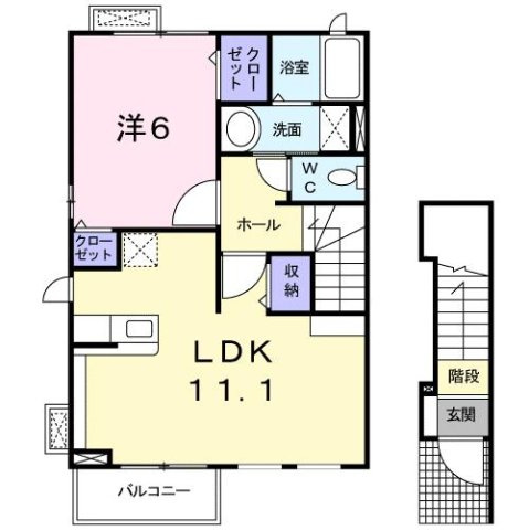 クレッシェンドⅡの間取り