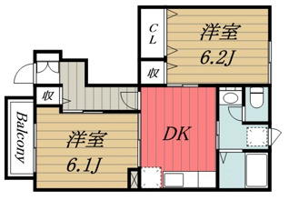 【間取り】 | ソレアード　A