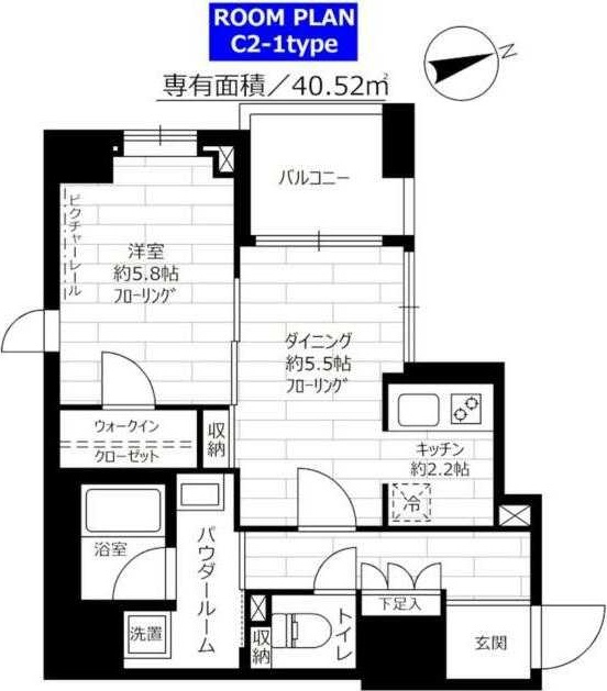 ステージグランデ蔵前の間取り