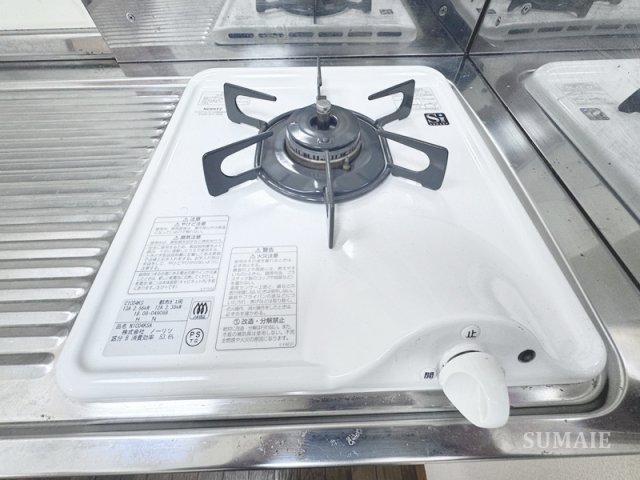 ポンシィプレのキッチン|1口ガスコンロ付きです