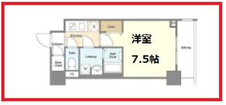 【間取り】 | グランカミーユ江北