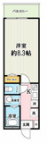 春日部市千間１丁目のアパートの画像
