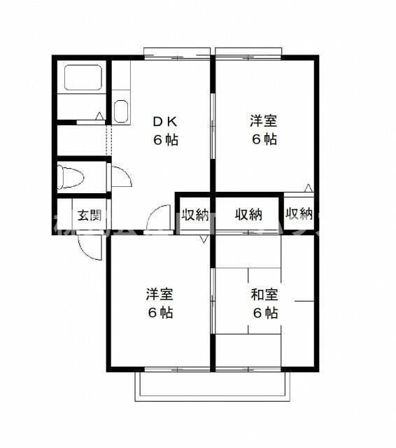 サンライズ・サンビレッジ　Ｃの間取り
