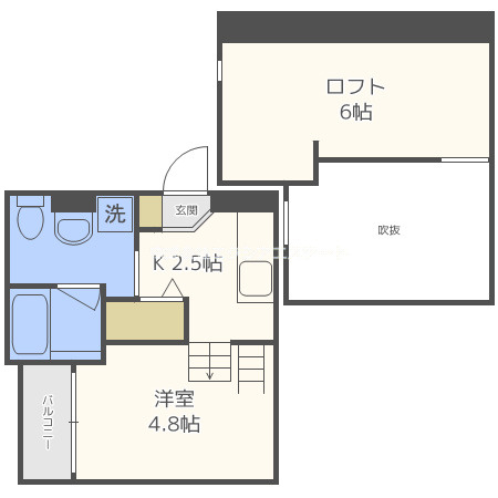 REVE住之江の間取り