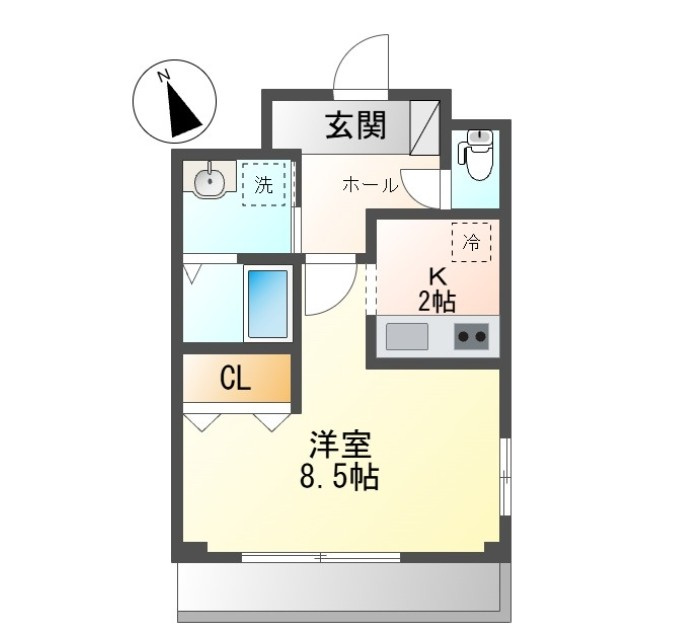 シルク南参道M’sの間取り