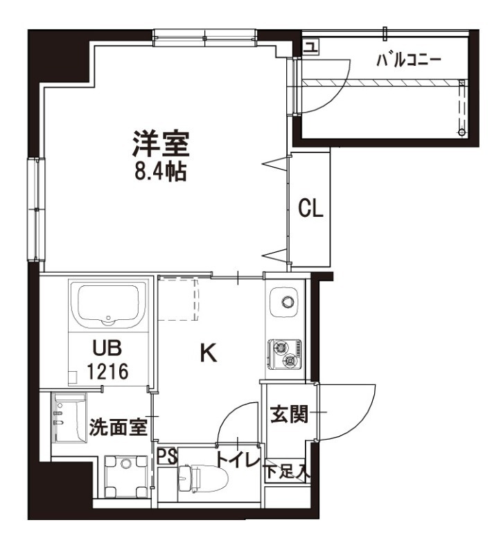 千葉中央・大庄マンションの間取り
