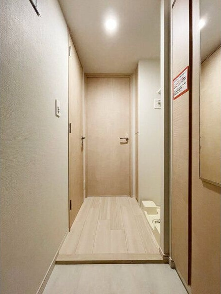 BluRock後楽園の玄関|シューズボックスもあります。