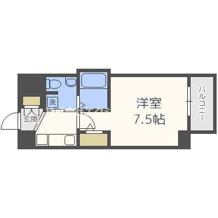 ラシーヌ天王寺町南の間取り