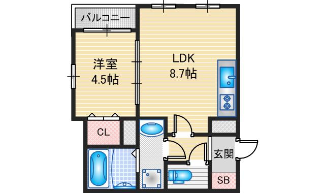 【間取り】 | エスポアール正雀本町