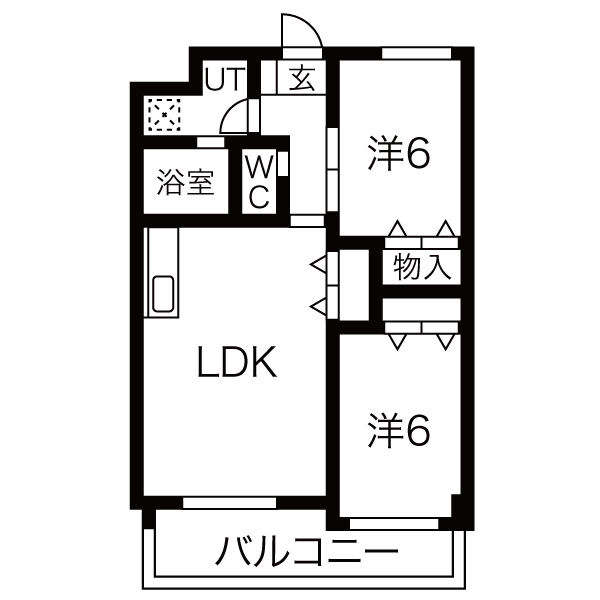 ガウディ田酉の間取り