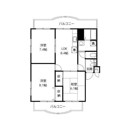 【間取り】 | グリーンヒルM