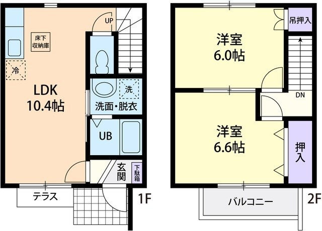 ＭＩＲＡＩＮＧ Ｓ （ミライング） の間取り
