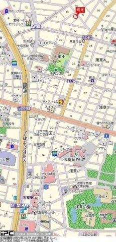 サープラス大場の地図