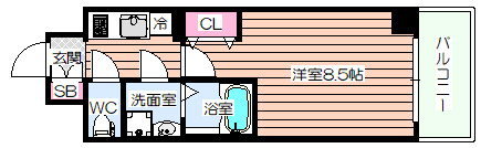 【間取り】 | ソルテラスOSAKA BAY