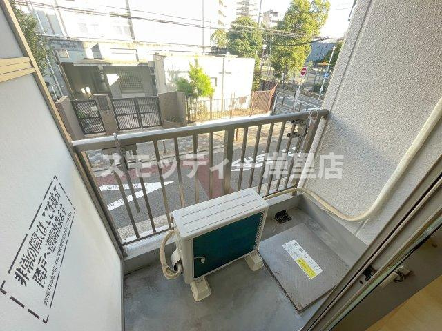 ナニワⅢ番館のバルコニー
