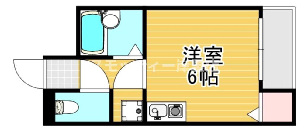 ナニワⅢ番館の間取り