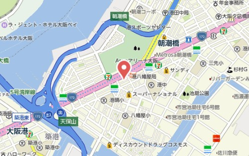 【地図】 | ソルテラスOSAKA BAY
