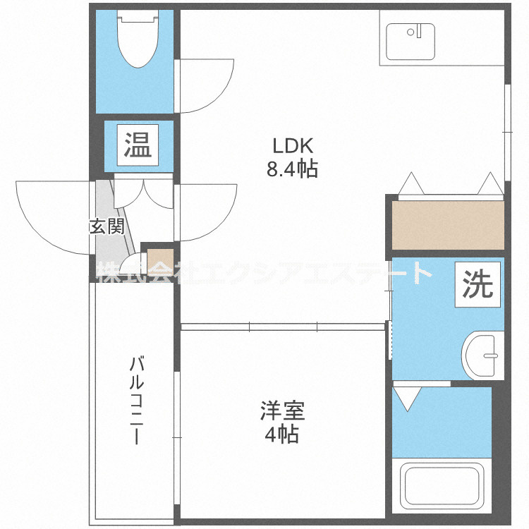 F asecia vidaの間取り