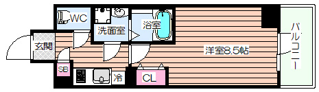 【間取り】 | ソルテラスOSAKA BAY