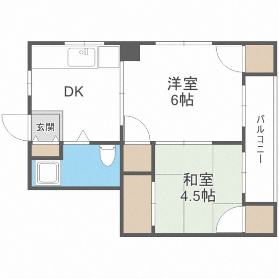【間取り】 | ビスタ四天王寺