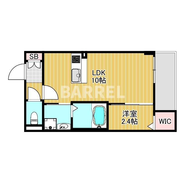 Louis Apartment豊中蛍池ウエストの間取り