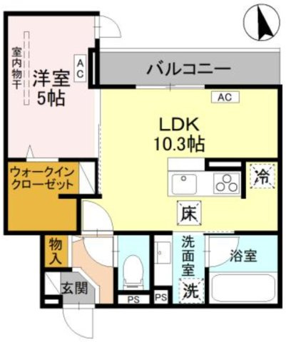 ディーセレーノ小手指の間取り