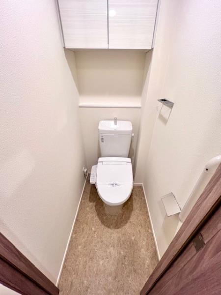エミリブ東長崎のトイレ|ゆったりとした空間のトイレです