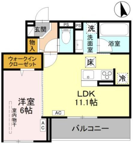 ディーセレーノ小手指の間取り