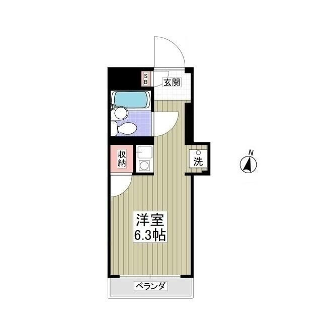 プールパール小豆沢の間取り