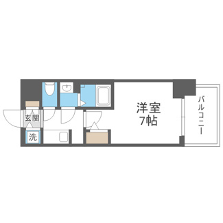 【間取り】 | S-RESIDENCE上新庄beat