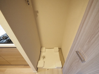 【設備】 | S-RESIDENCE上新庄beat | 洗濯機置き場です
