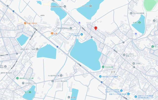 明石市魚住町金ケ崎　中古戸建の地図