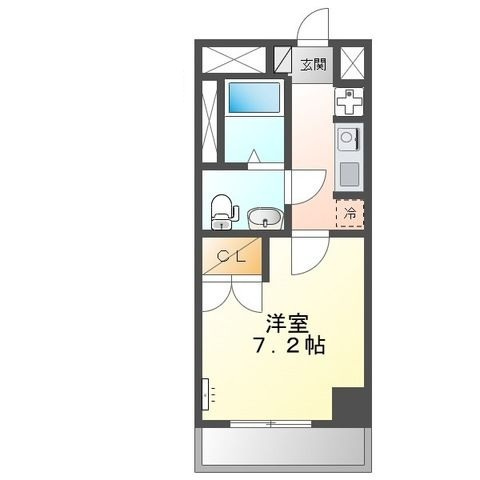 パピエの間取り|間取りです。