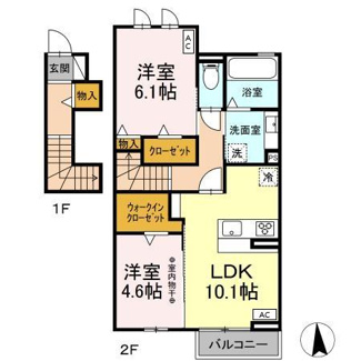 【間取り】 | リベルテ下津
