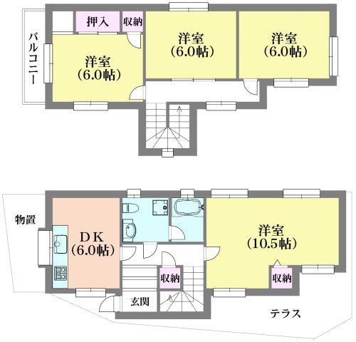 大谷町3丁目貸家
