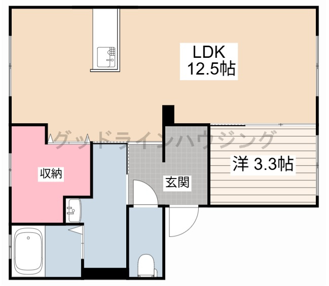 ロイヤルハイツⅠの間取り