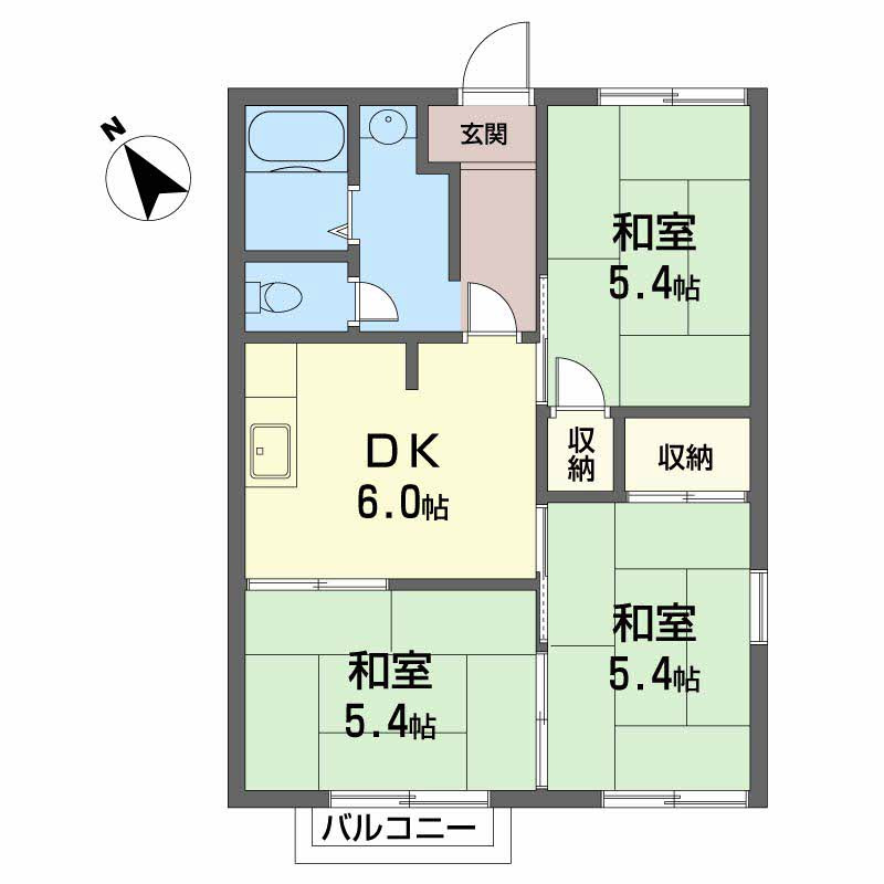 スカイコーポの間取り